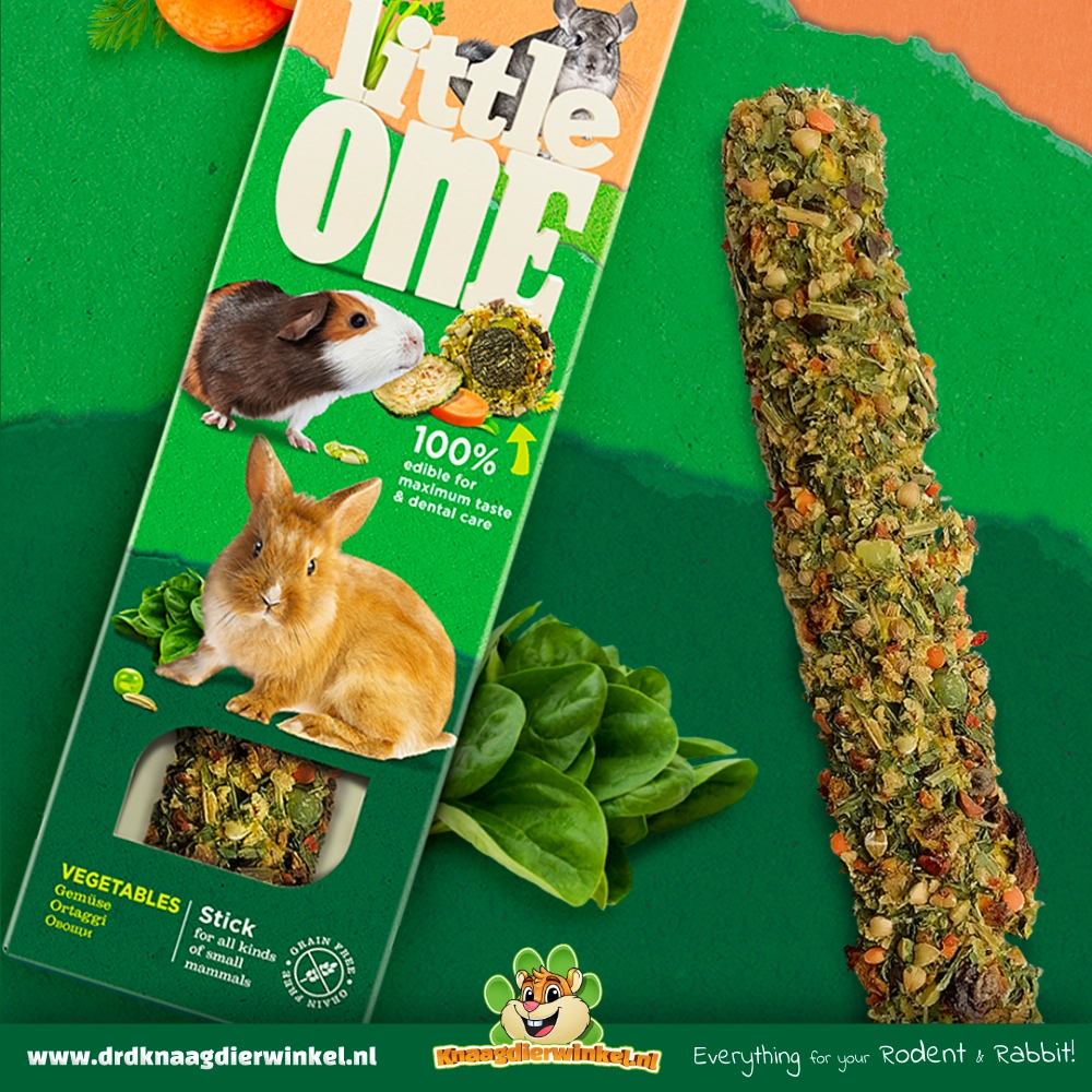 Little One Green Valley Fully edible grain free stick for small mammals with fruit 1x180g
